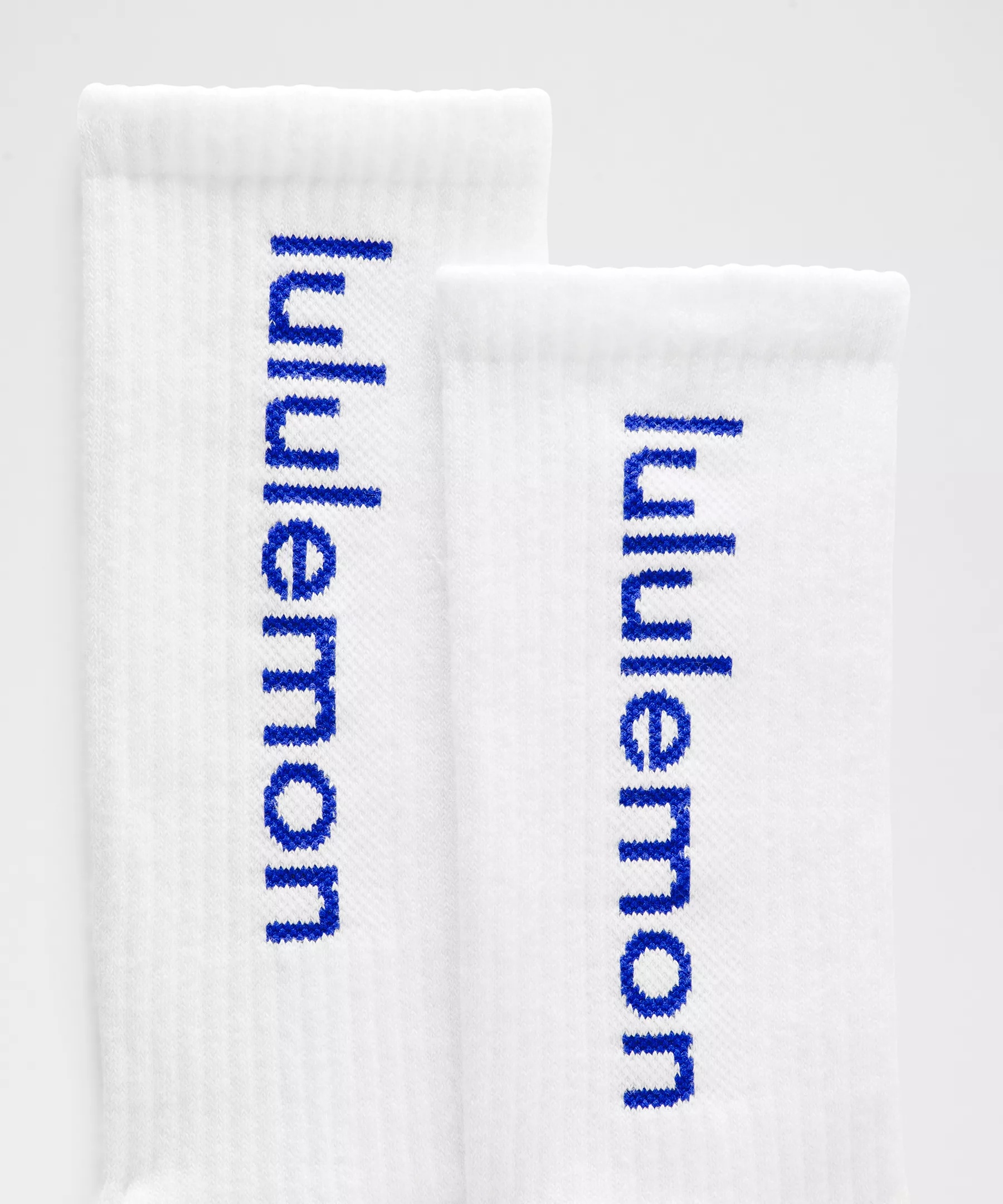Unisex Daily Essential Crew Socks *Wordmark - 2