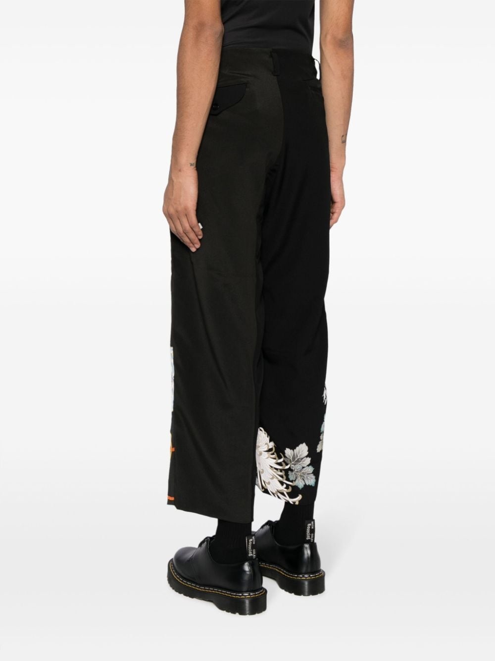 tapered cropped trousers - 4