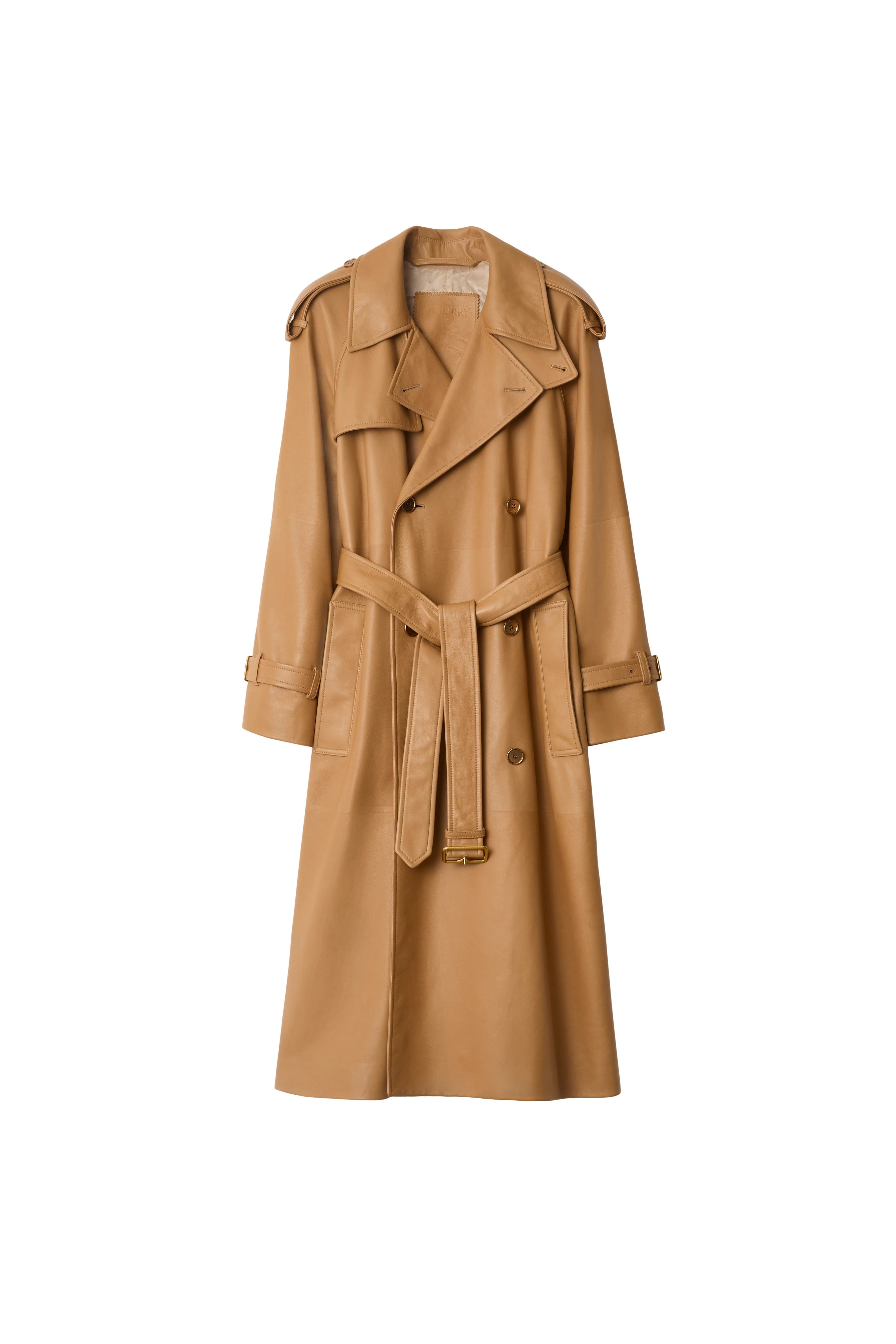 burberry Long Leather Castleford Trench Coat in Sepia at Nordstrom - 2