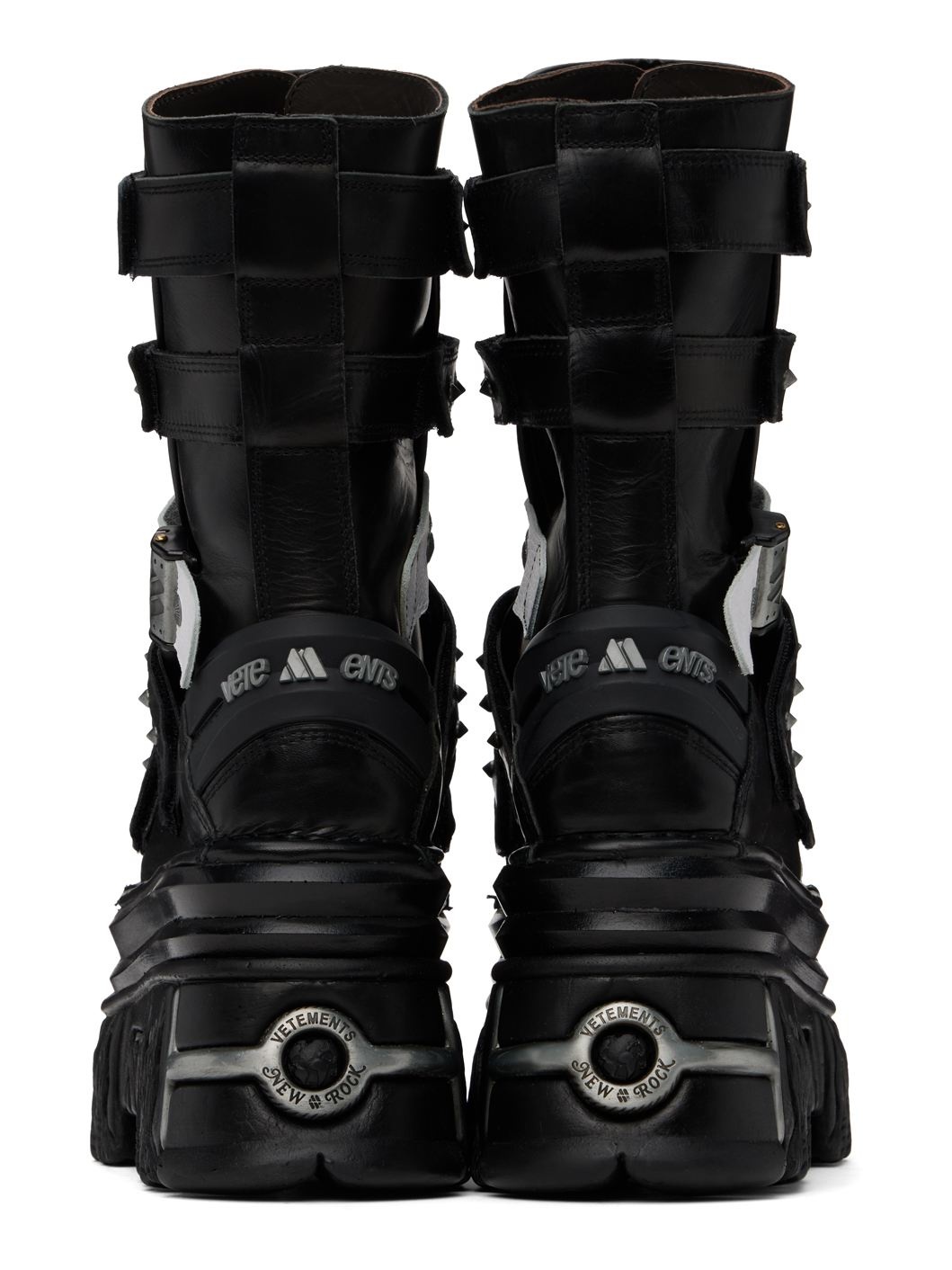 Black & White New Rock Edition Gamer Boots - 2