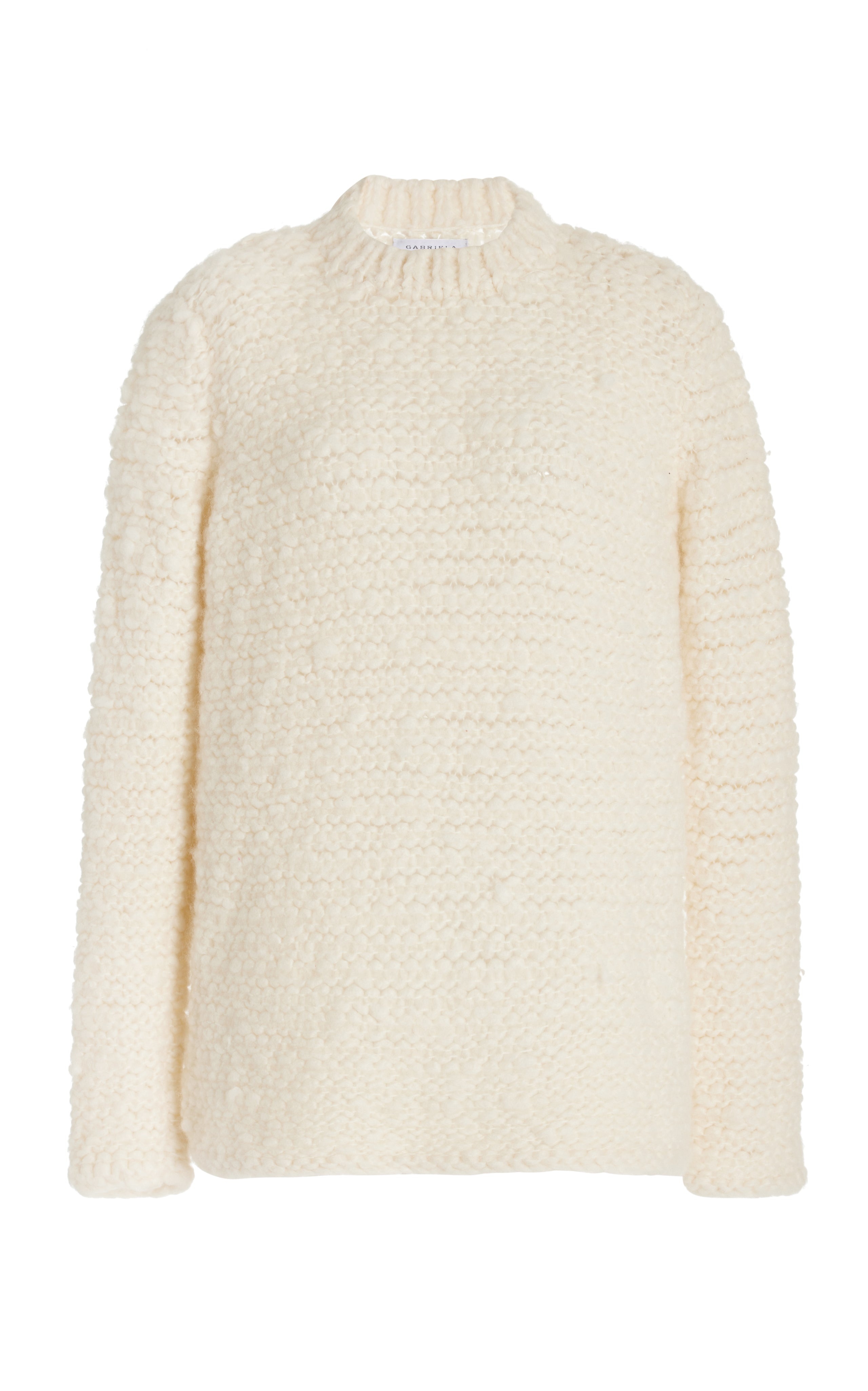 Larenzo Sweater in Ivory Welfat Cashmere - 1