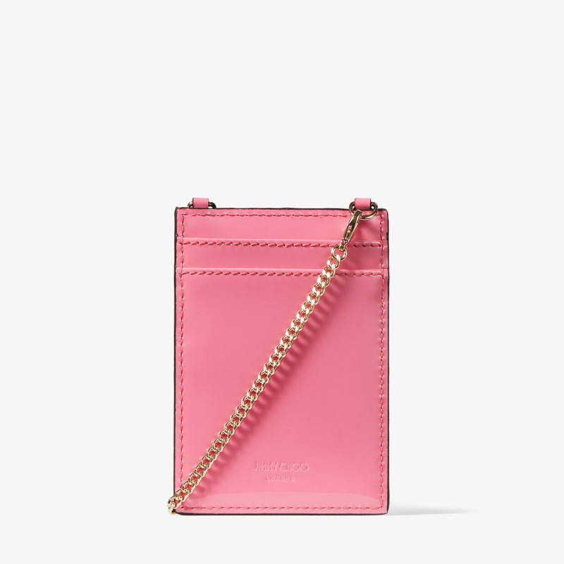 Card Holder w/Chain
Candy Pink Patent Leather Card Holder with Chain 6