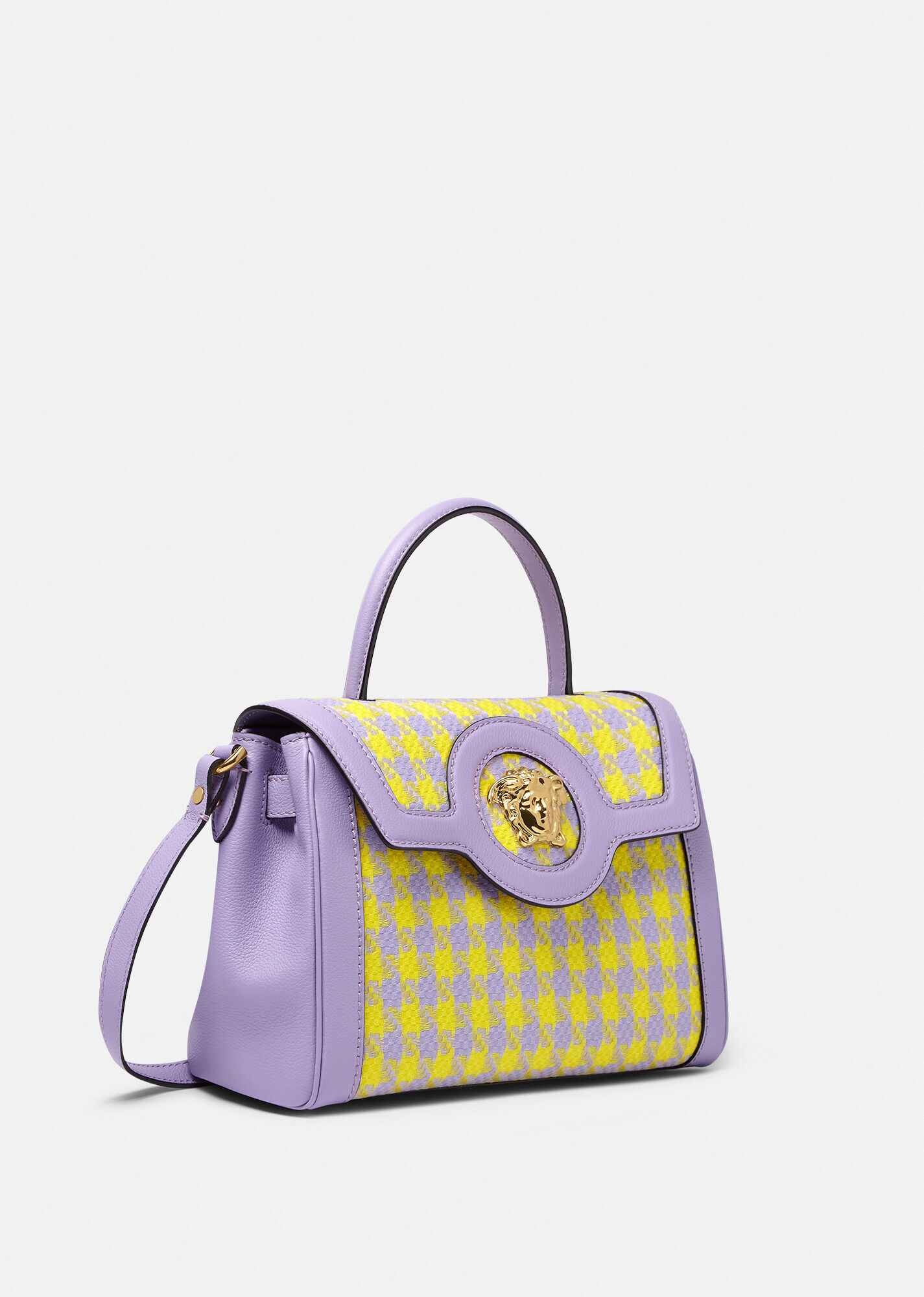 La Medusa Houndstooth Handbag - 3