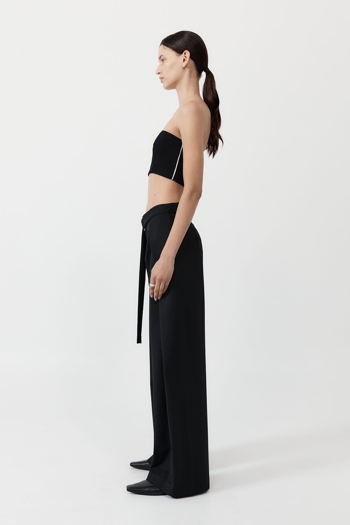 Fold Trousers - Black - 4