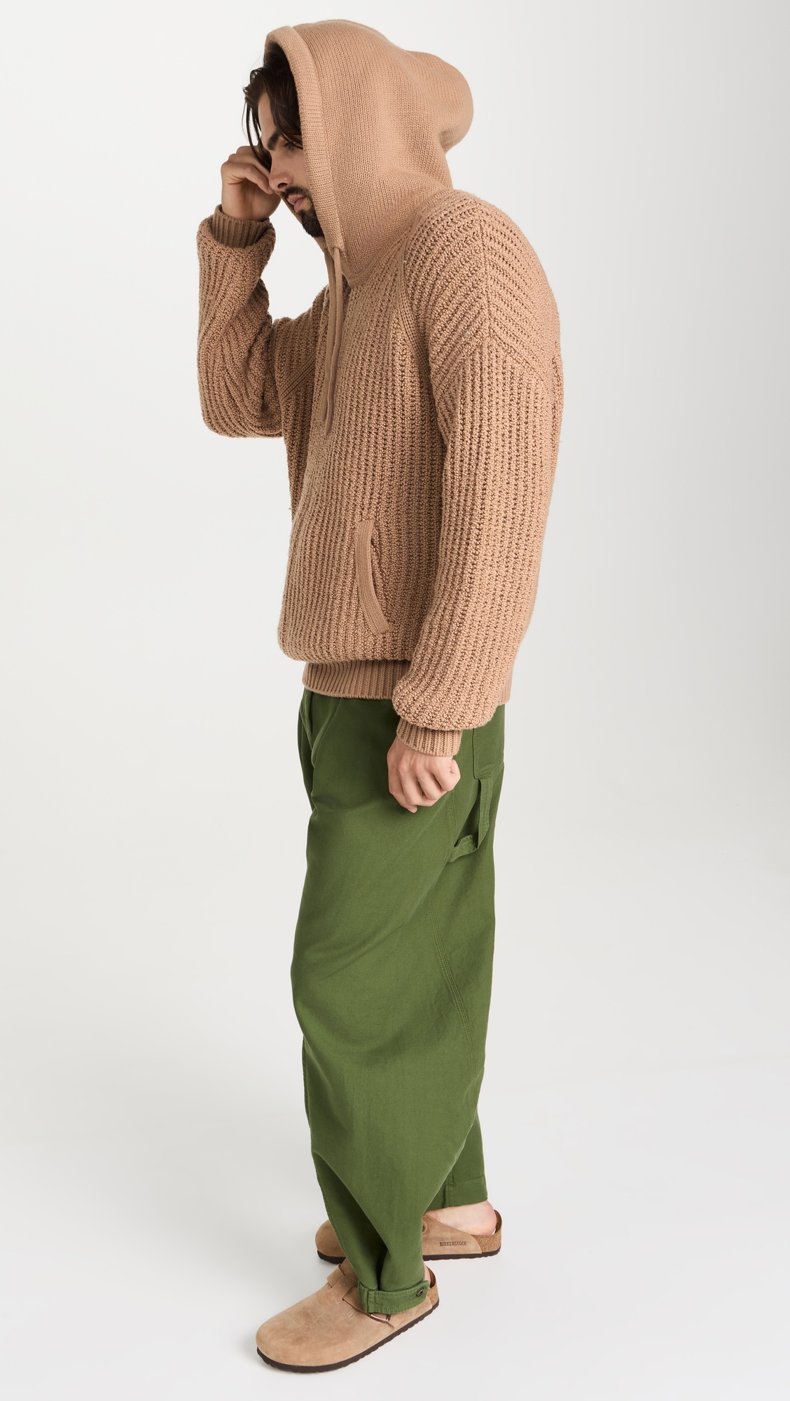 ★J W ANDERSON★ Texture Hooded Oatmeal KW1209YN0356160 KW12 JW Anderson Textured Hoodie | shopbop | REVERSIBLE