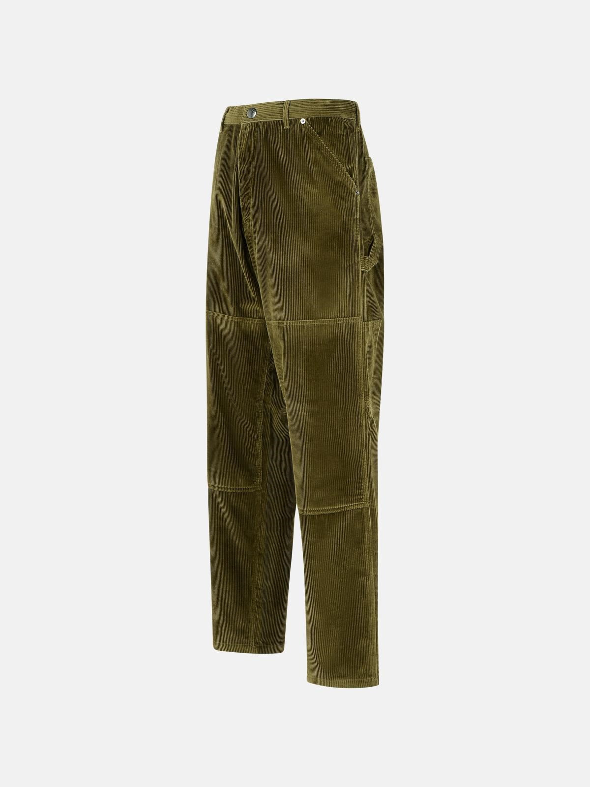 GREEN COTTON PANTS - 2