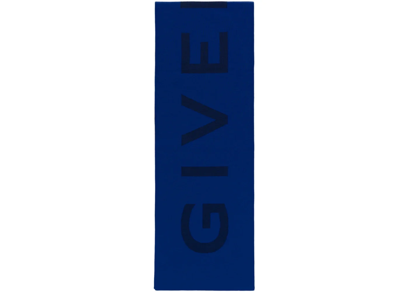 Givenchy Jacquard Logo Scarf Ocean Blue - 1