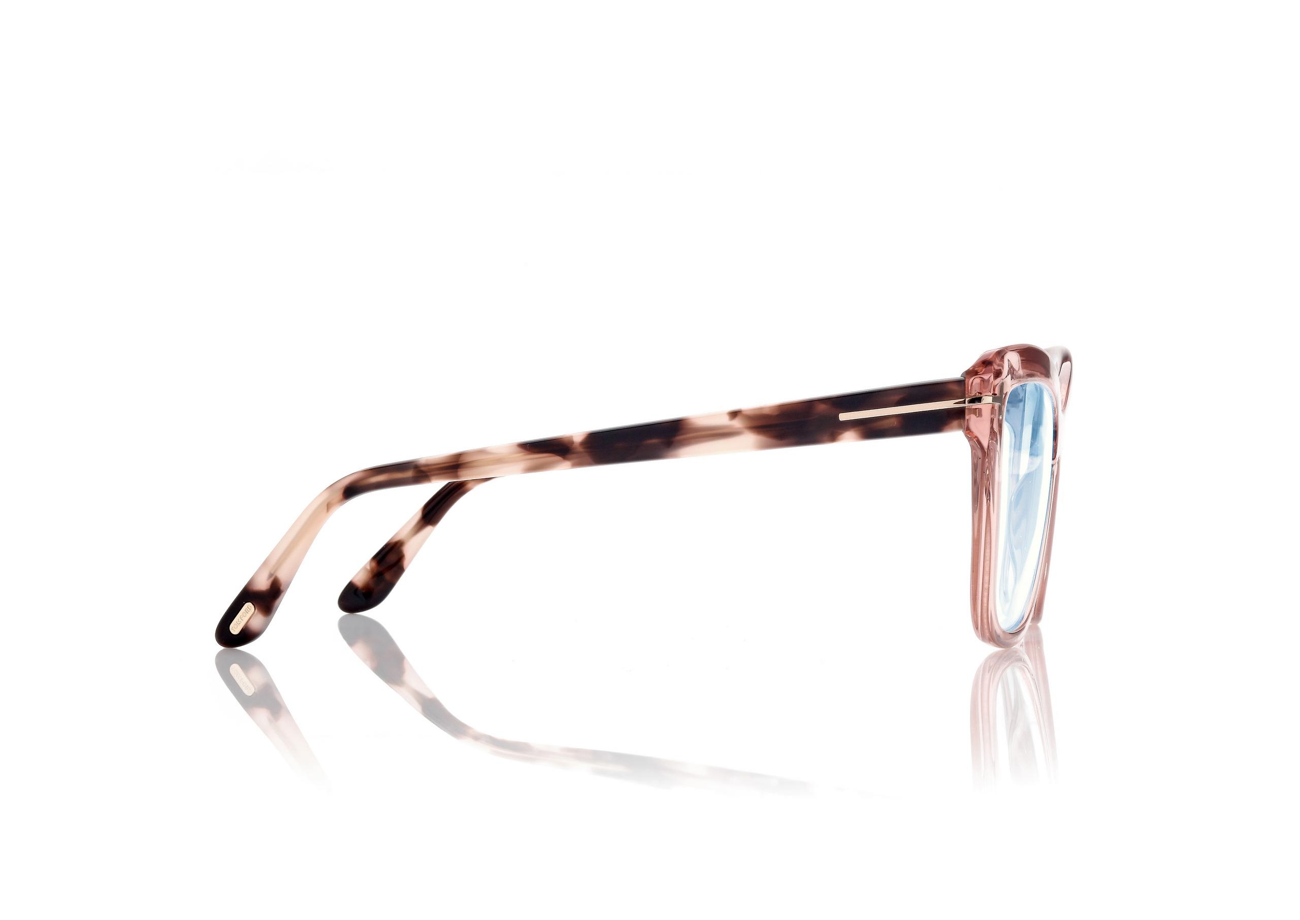 BLUE BLOCK SQUARE CAT EYE OPTICALS - 3