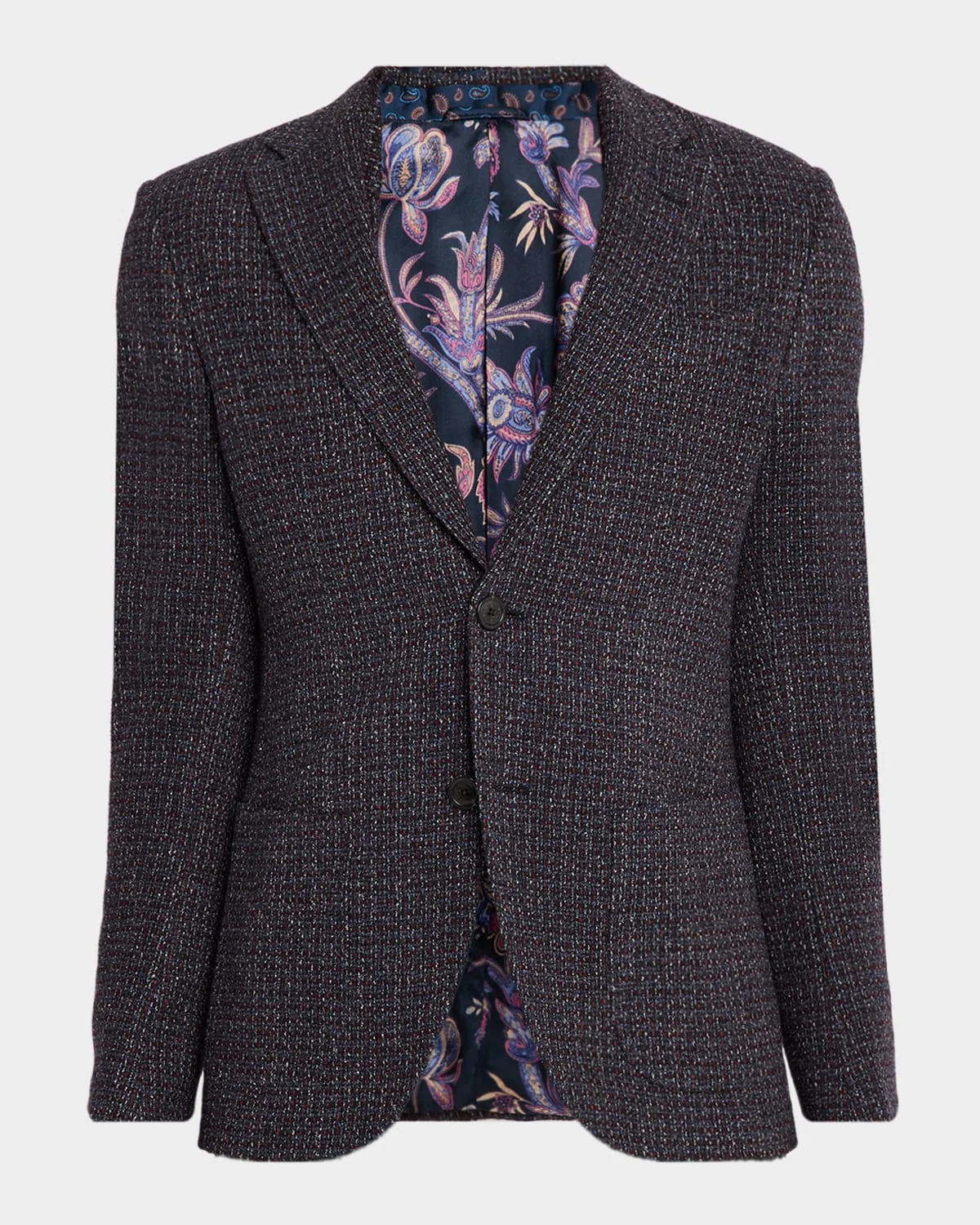 Men's Roma Boucle Single-Breasted Sport Coat - 1