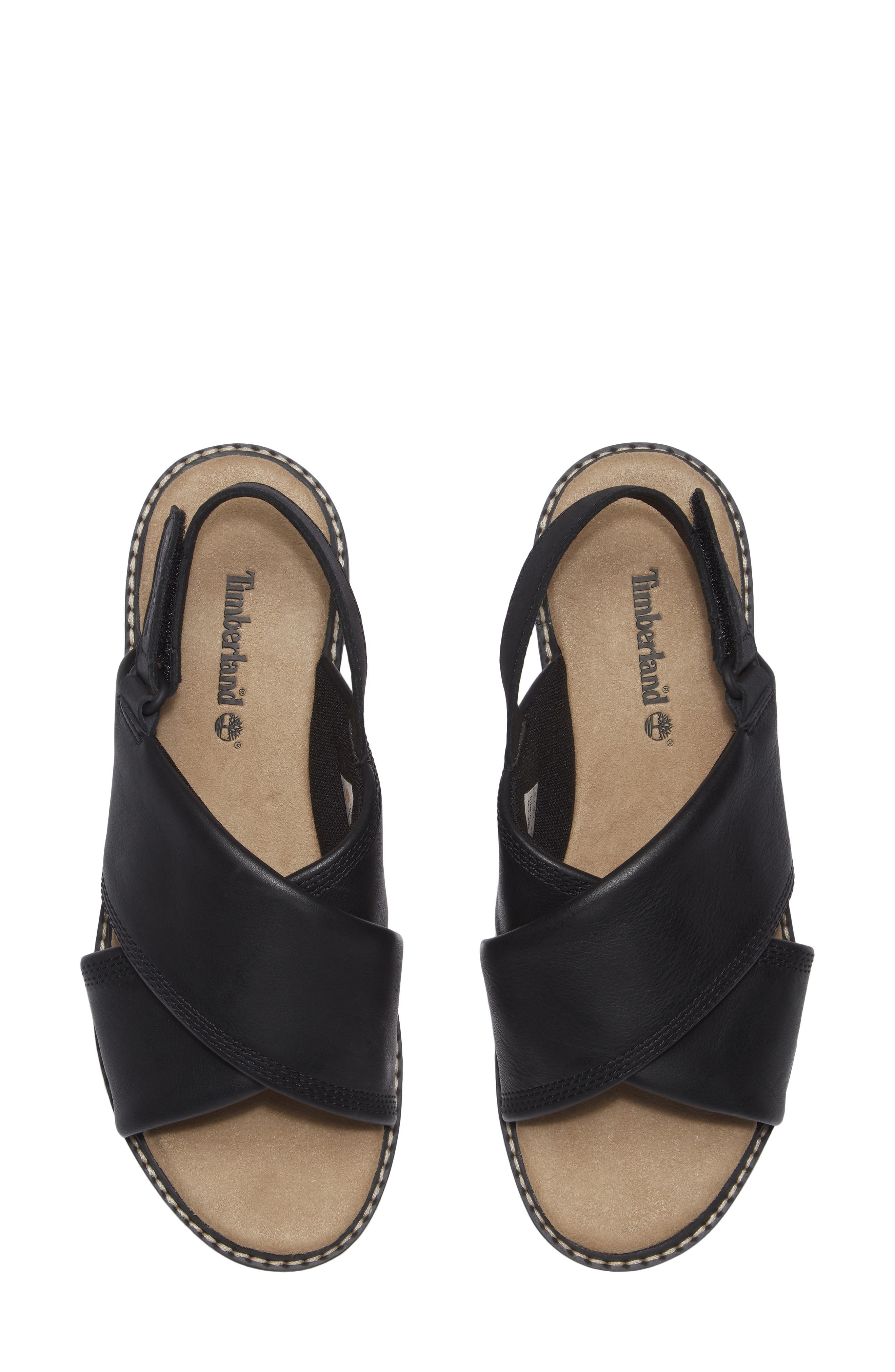 Timberland Safari Dawn Slingback Sandal in Black Full Grain at Nordstrom - 4
