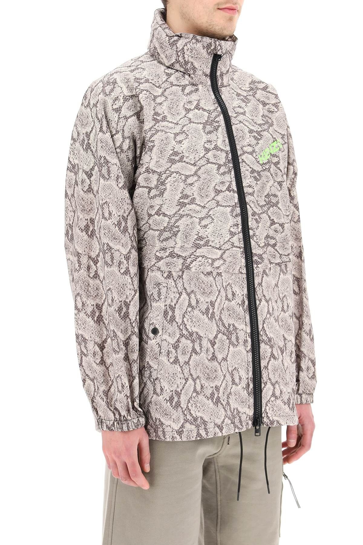 PYTHON PRINT WINDBREAKER JACKET - 3