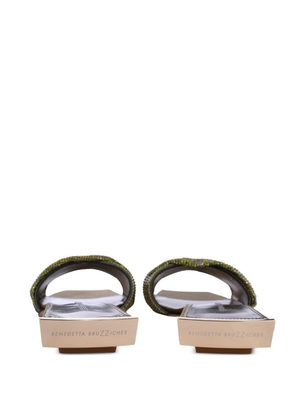 Golrarda embellished square-toe slides - 5