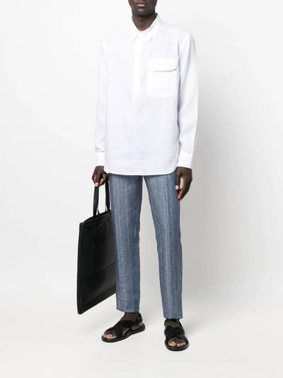 Brioni chest flap-pocket detail shirt outlook