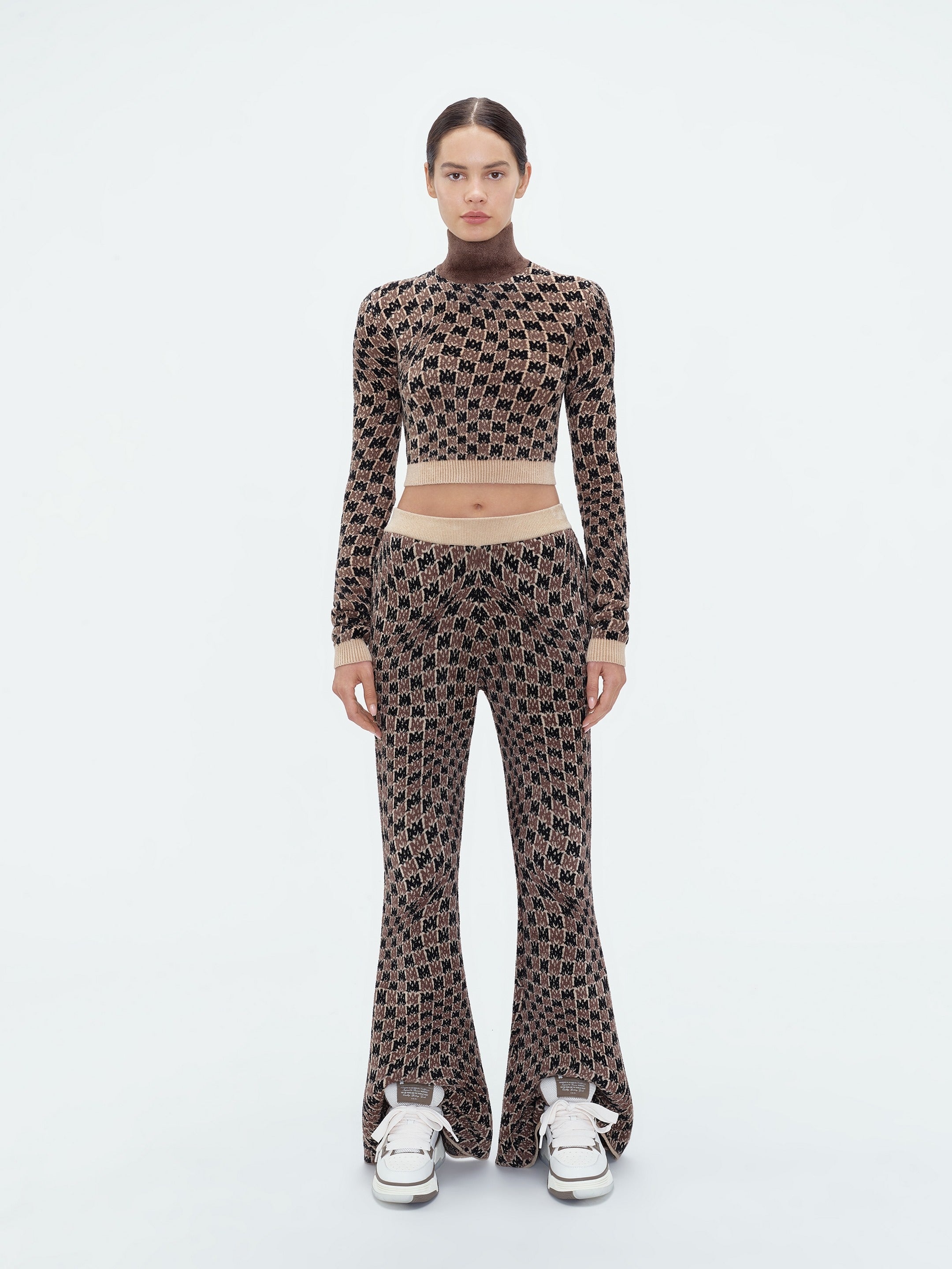 MA SWIRL L/S CROP TOP - 2