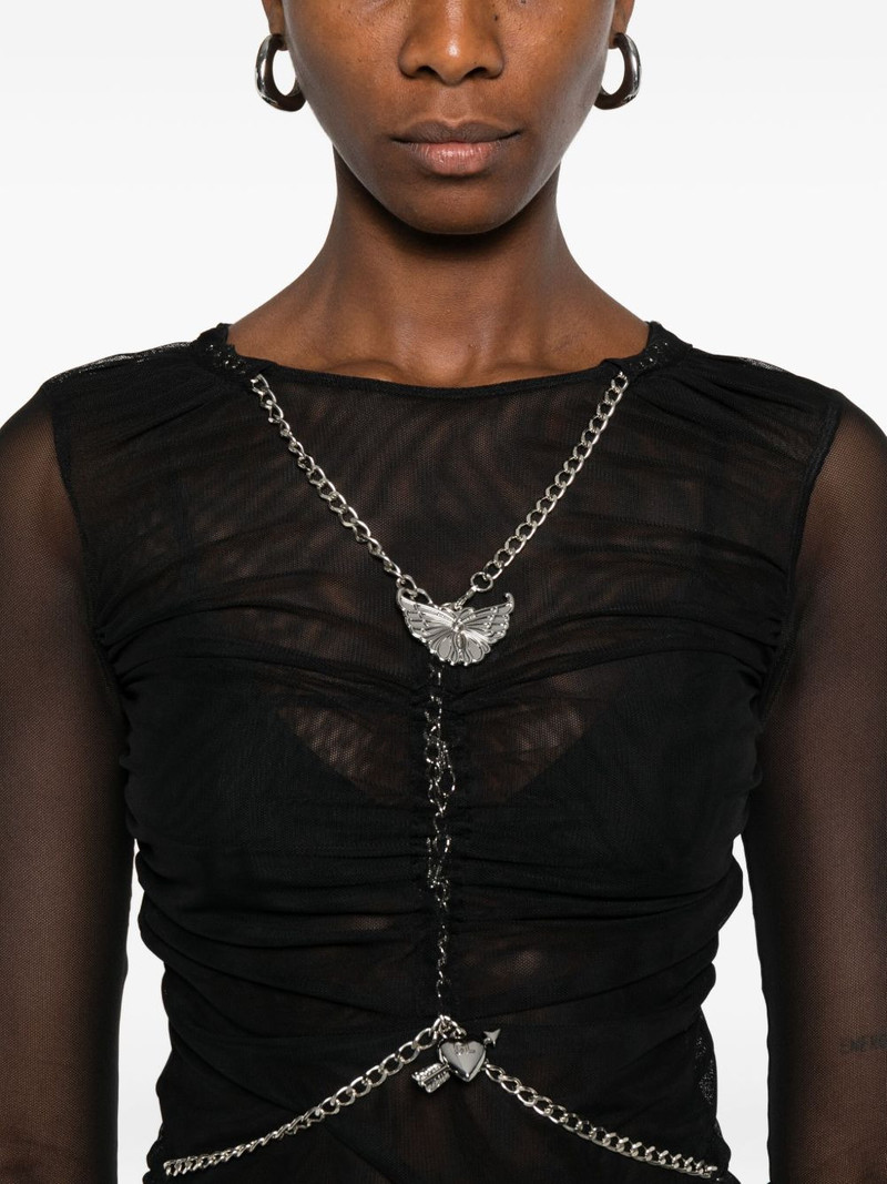 chain-embellished top 5