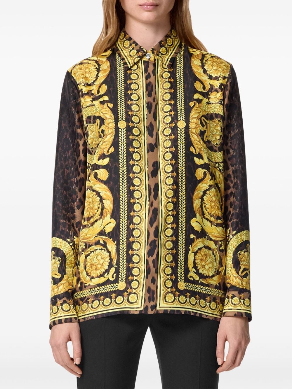Wild Barocco silk shirt - 3