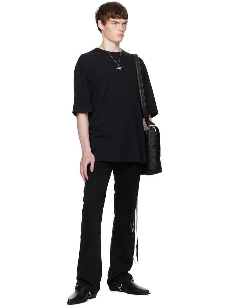 Ann Demeulemeester Black Jonas 5-Pockets Slim Fit Jeans outlook