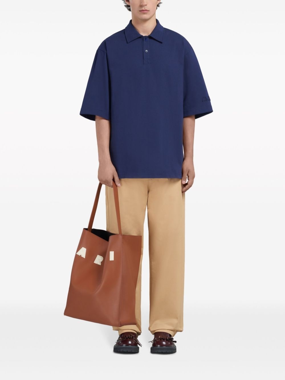 Museo leather tote bag - 6