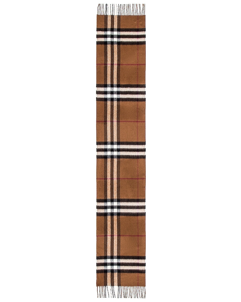 Giant Check Cashmere Scarf - 1