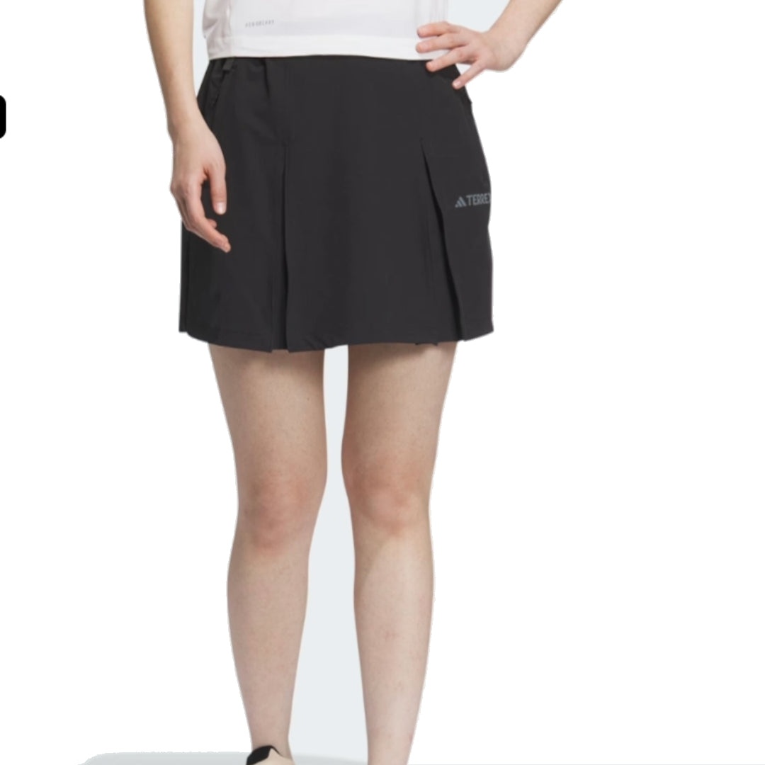 (WMNS) adidas Aeroready 4-Way Stretch Skirt 'Black' IS0307 - 2