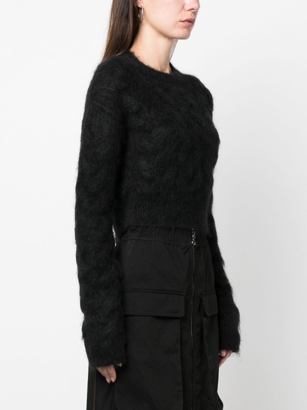 brushed mohair-blend jumper - 3