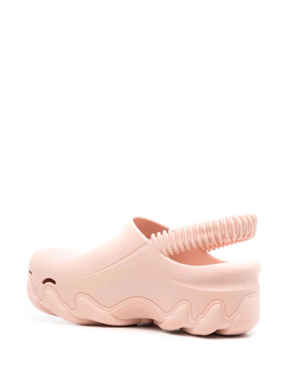 Ibex logo-embossed slingback clogs - 3