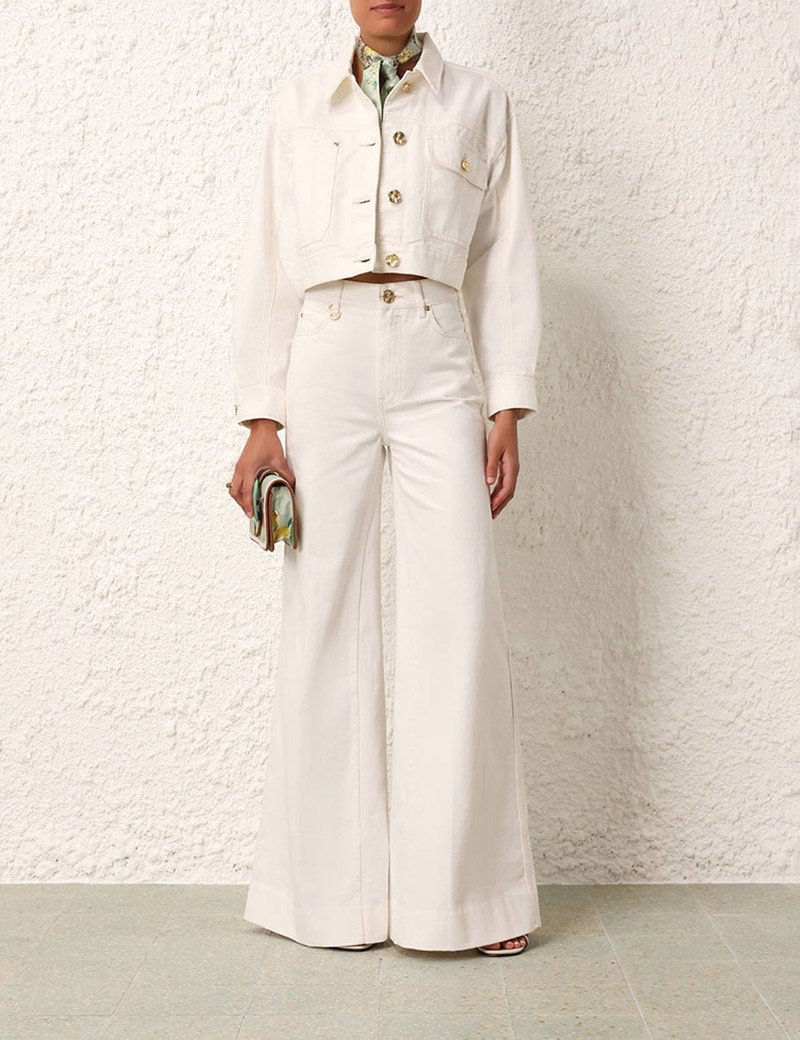 Zimmermann PRINTED SILK RIBBON SCARF outlook