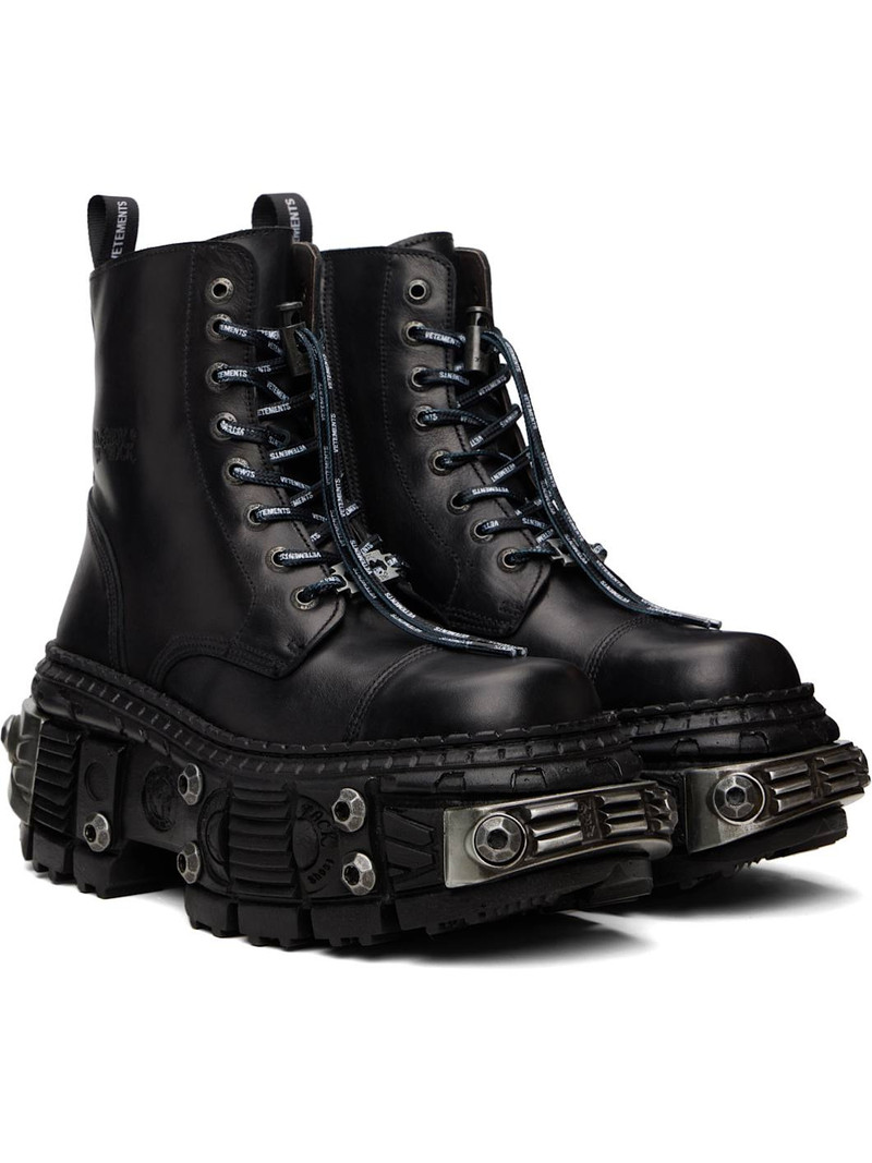 Black New Rock Edition Destroyer Boots 4