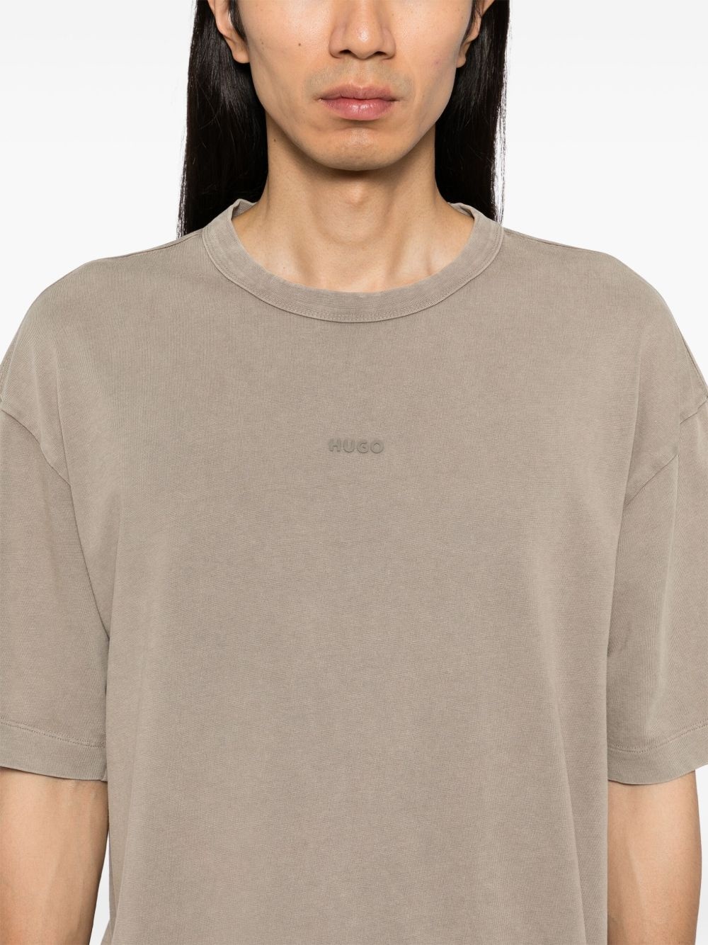 logo-print cotton T-shirt - 4