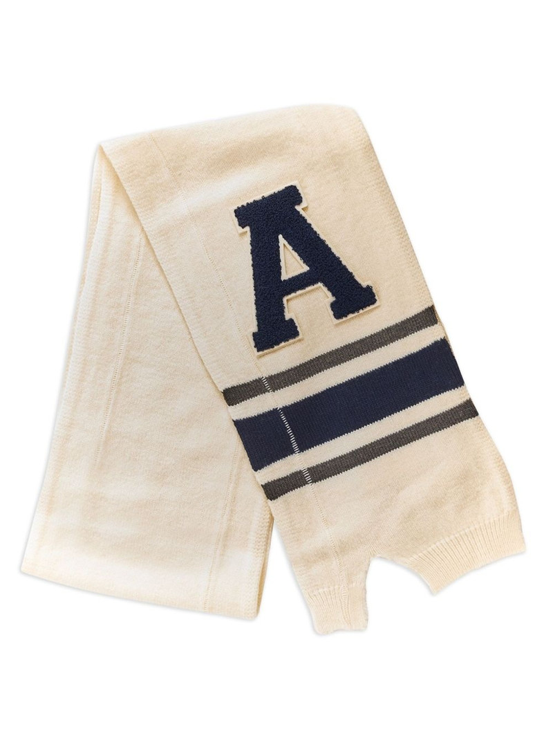 logo-appliqué scarf 1