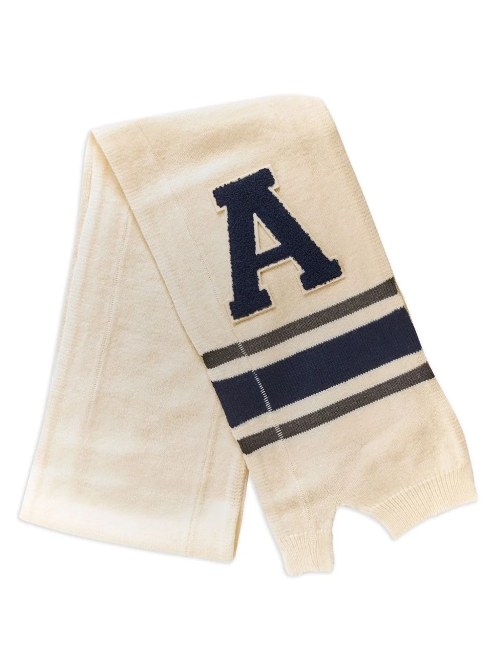 logo-appliqué scarf - 1