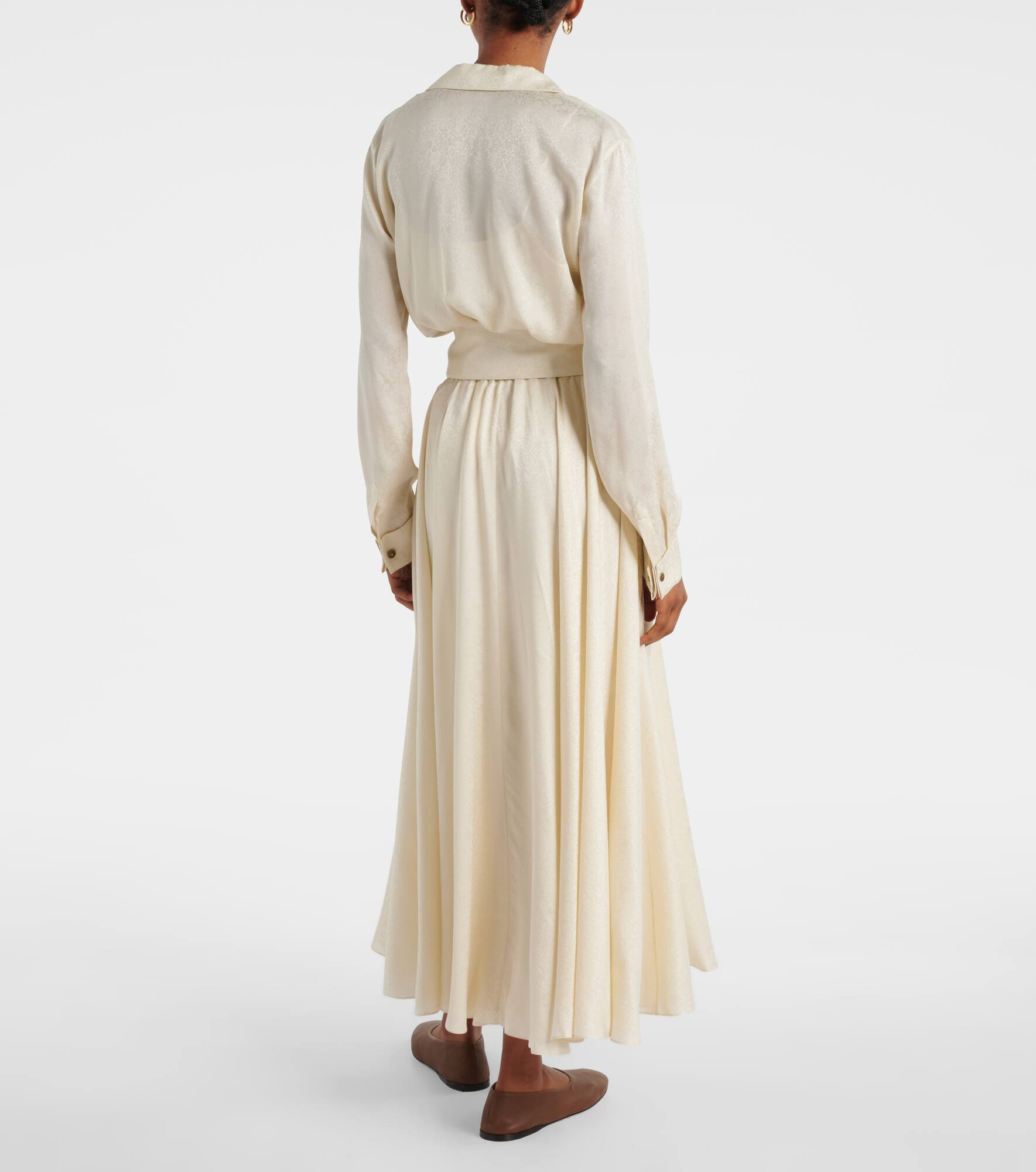 Nevis silk shirt dress - 3