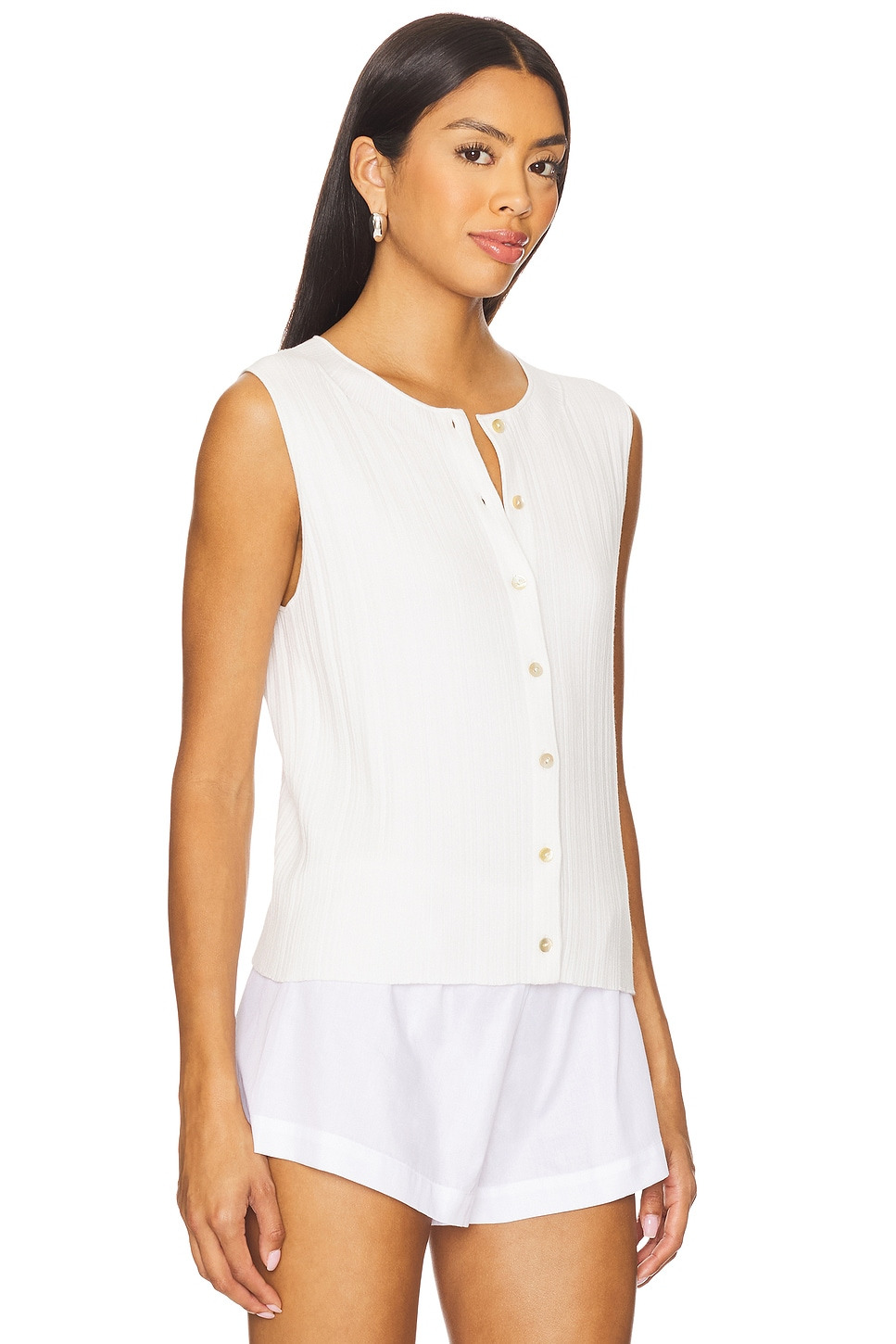 Button Up Shell Sweater - 2