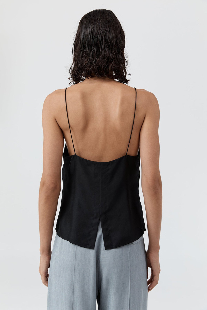 90s Silk Twill Cami - Black 7