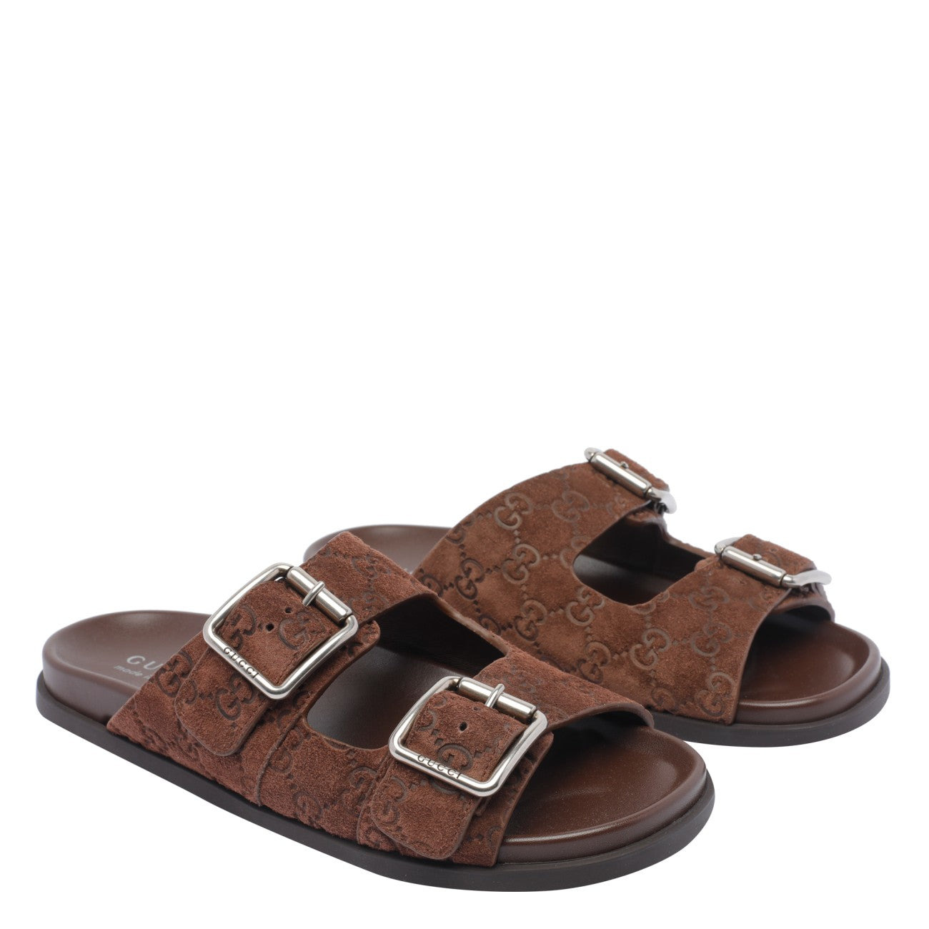 Gucci Men Gg Slide Sandals - 2