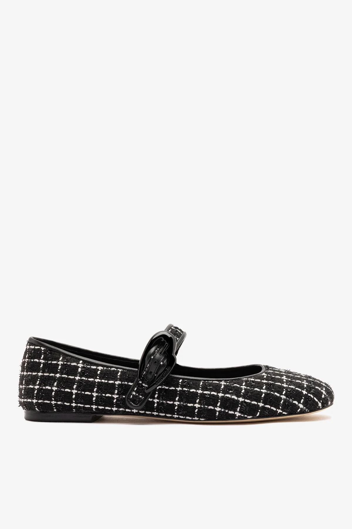 Verona Ballet Flat Black Tweed - 1