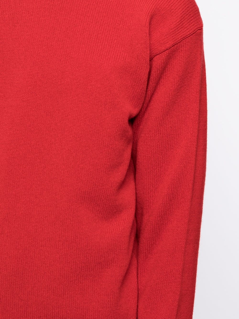 crew-neck rib-trimmed jumper - 5