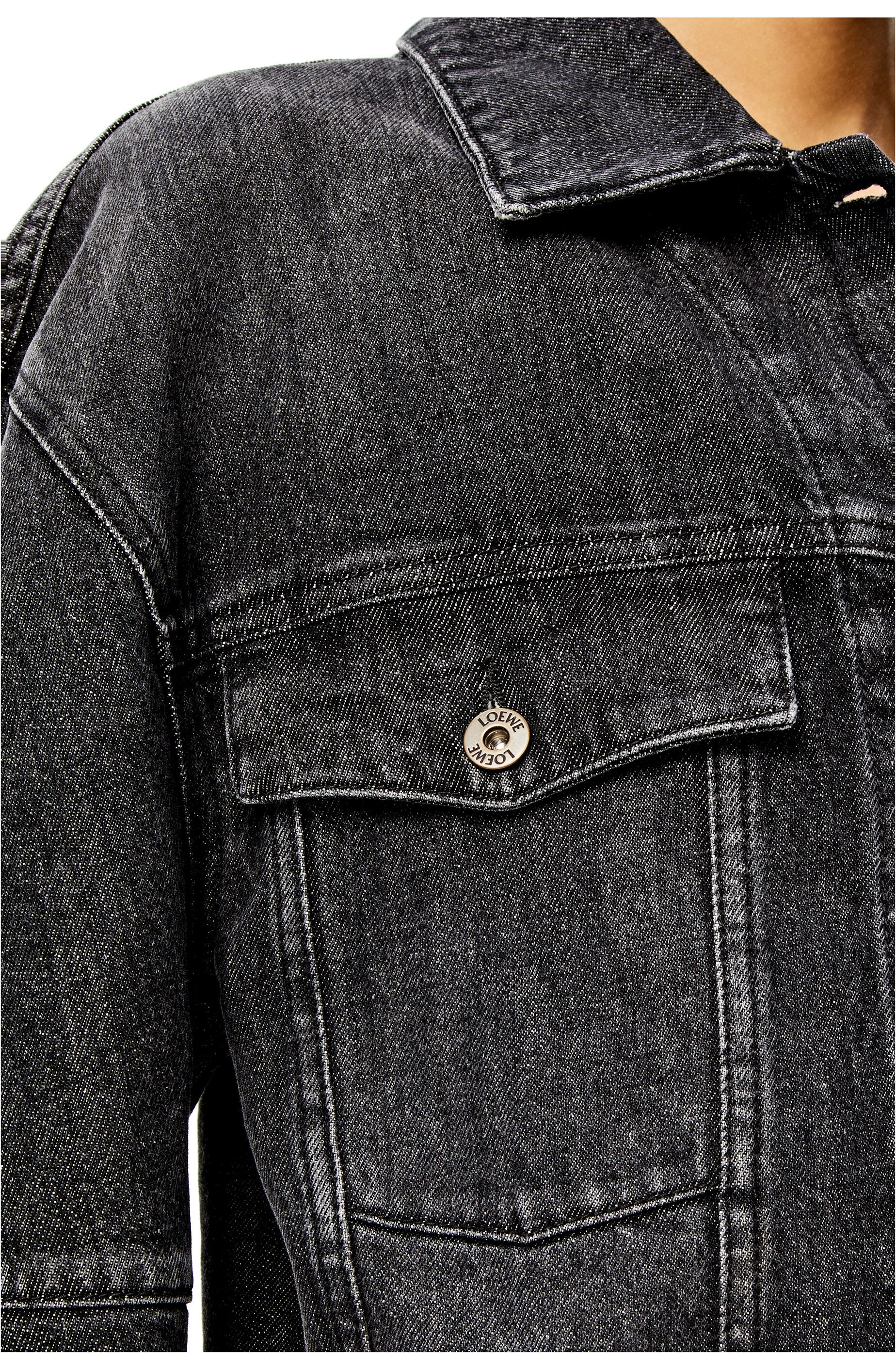 Twisted jacket in denim - 5
