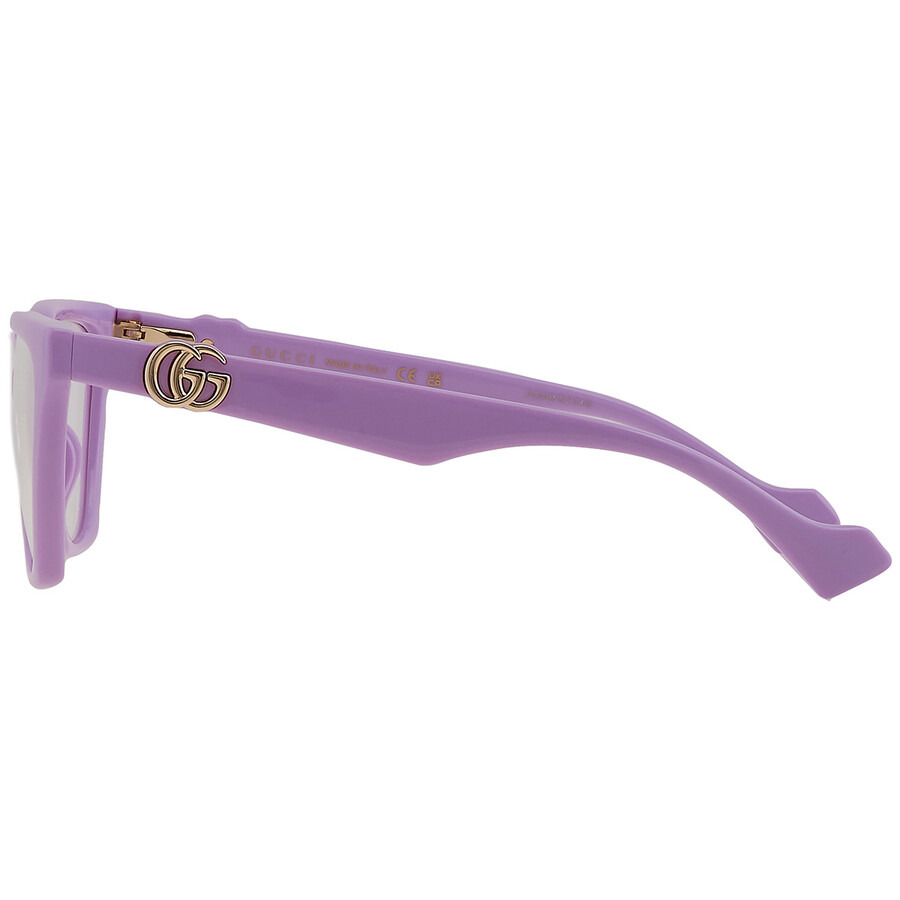 Gucci Violet Logo Clip-On Cat Eye Ladies Sunglasses GG1542S 002 55 - 6