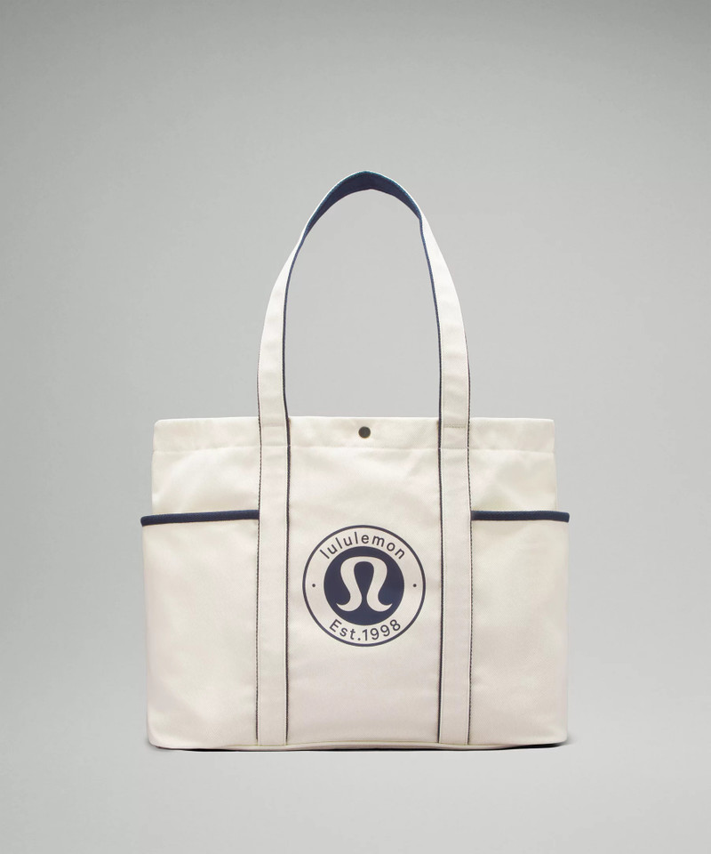 Daily Multi-Pocket Canvas Tote Bag 20L *Logo 1