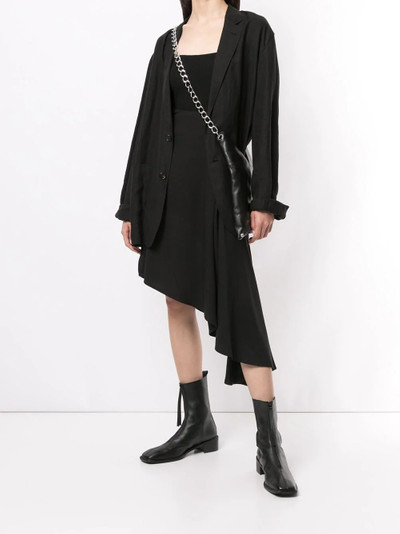 Ann Demeulemeester asymmetric midi skirt outlook