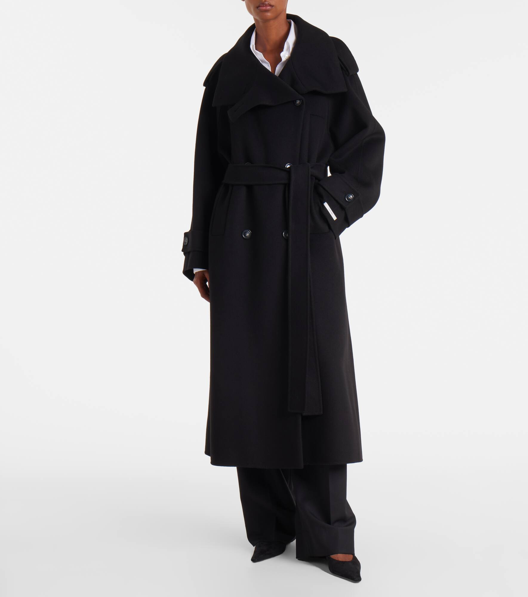 Yole virgin wool trench coat - 7