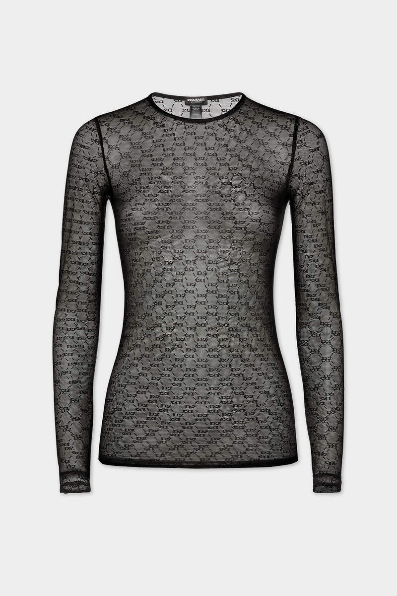 DSQUARED2 LOGO UNDERWEAR COTTON LONG SLEEVES T-SHIRT - 1