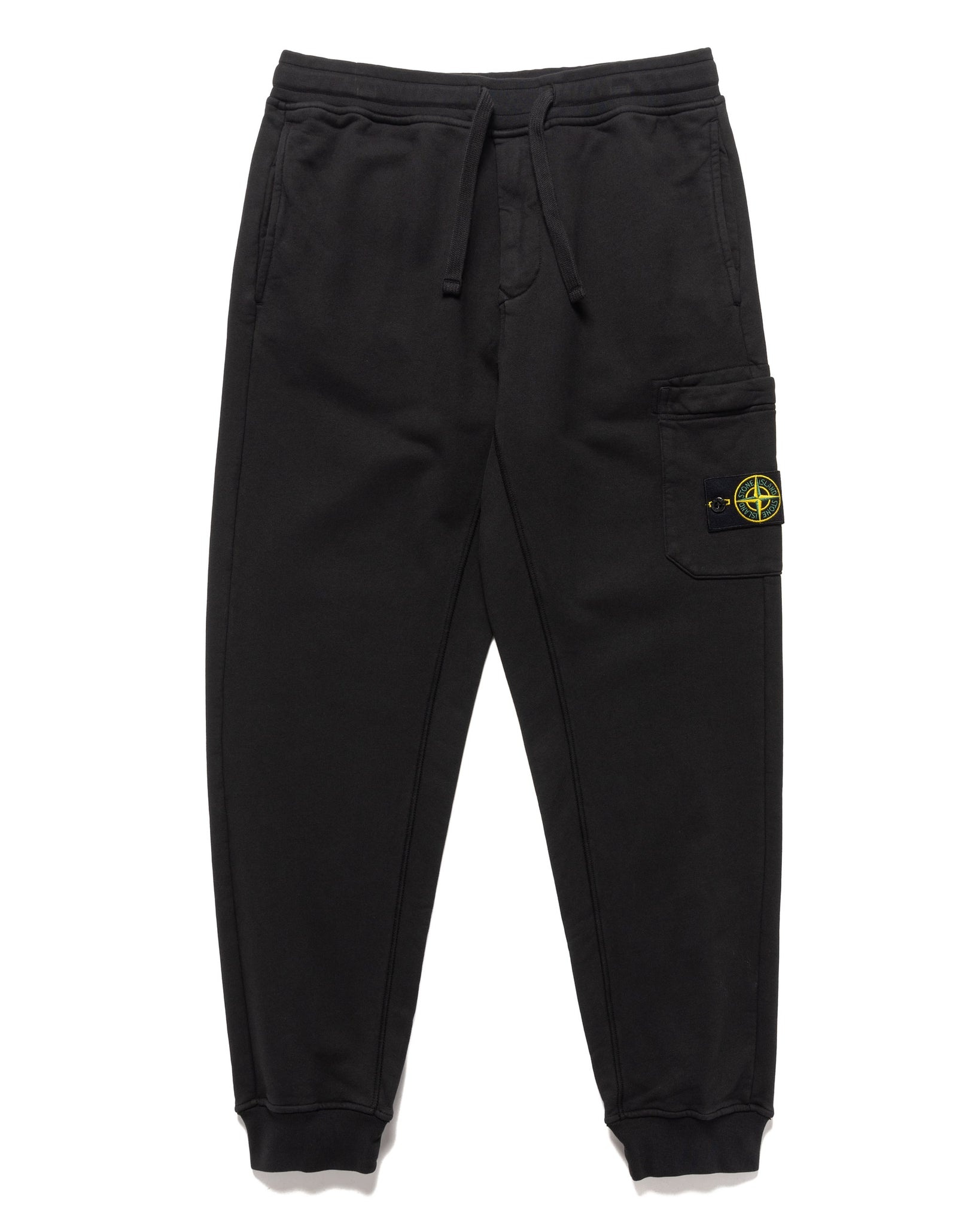 Regular Fit Cargo Sweatpants Black - 1