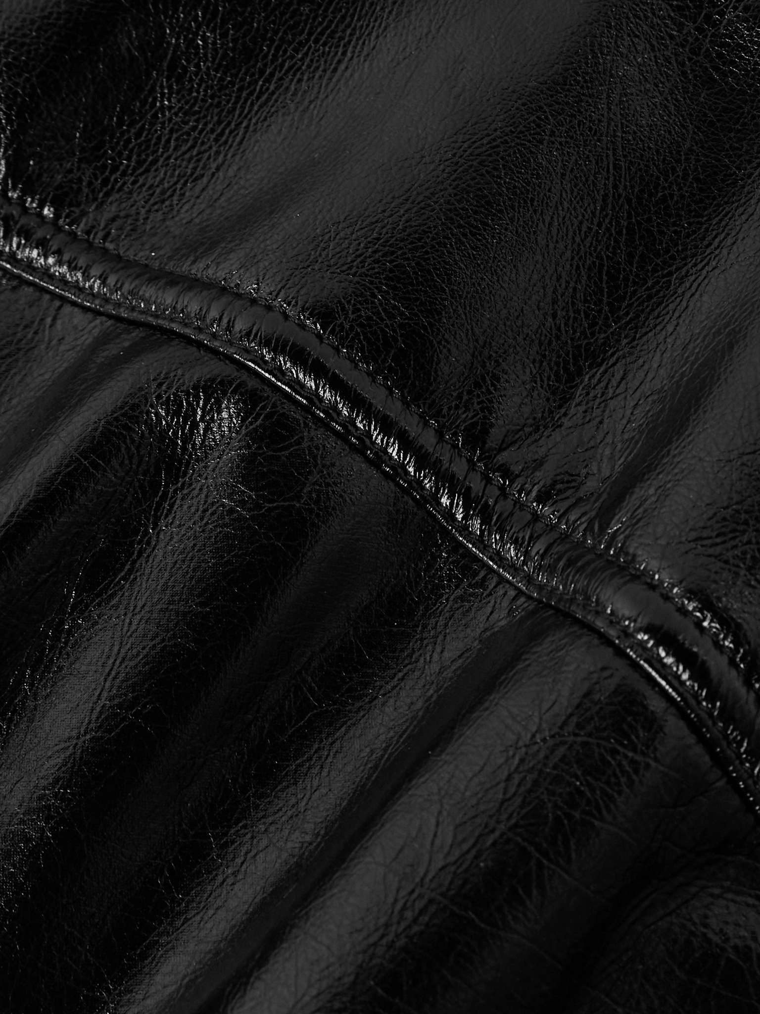 Patent-Leather Blouson Jacket - 3