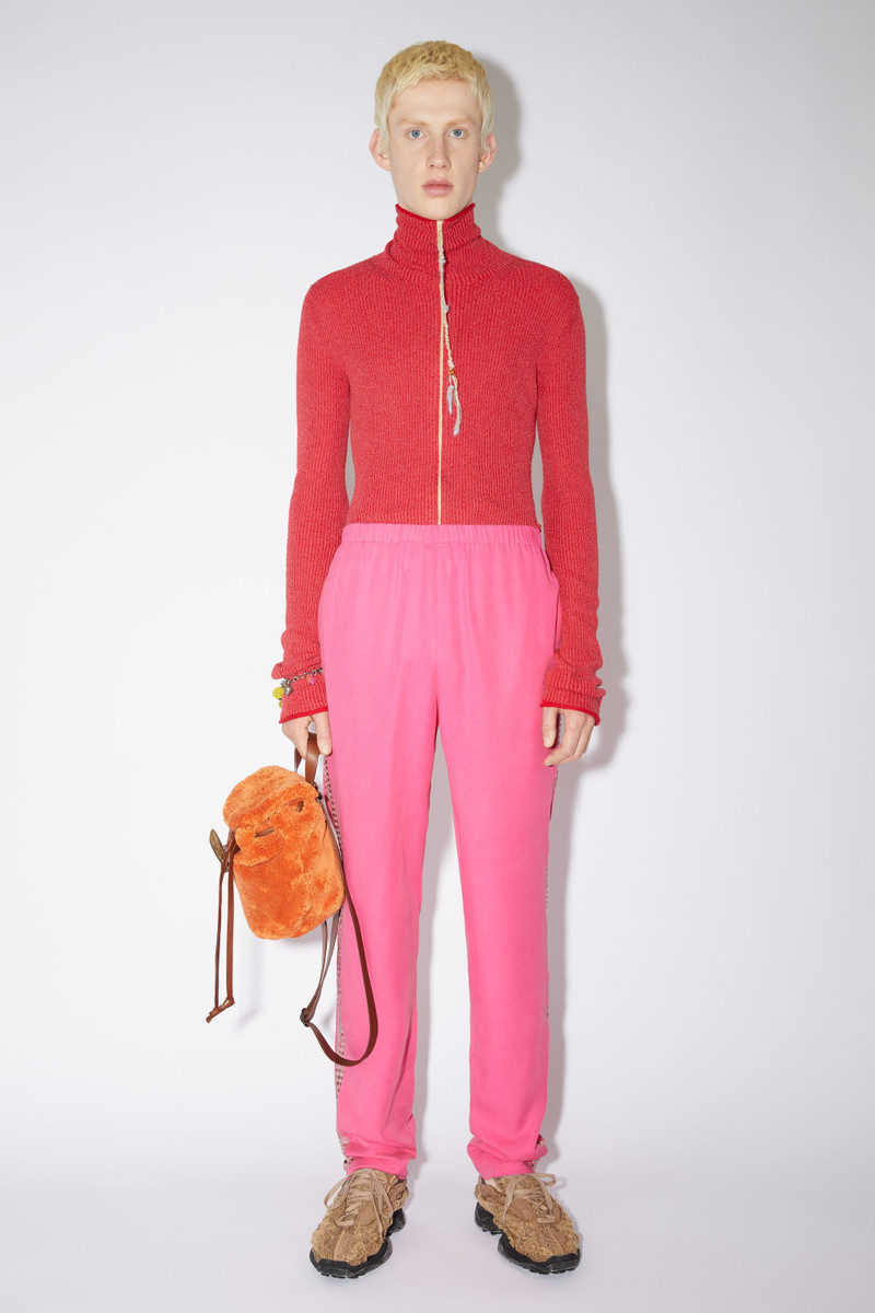 Acne Studios Casual fluid trousers - Bright pink outlook