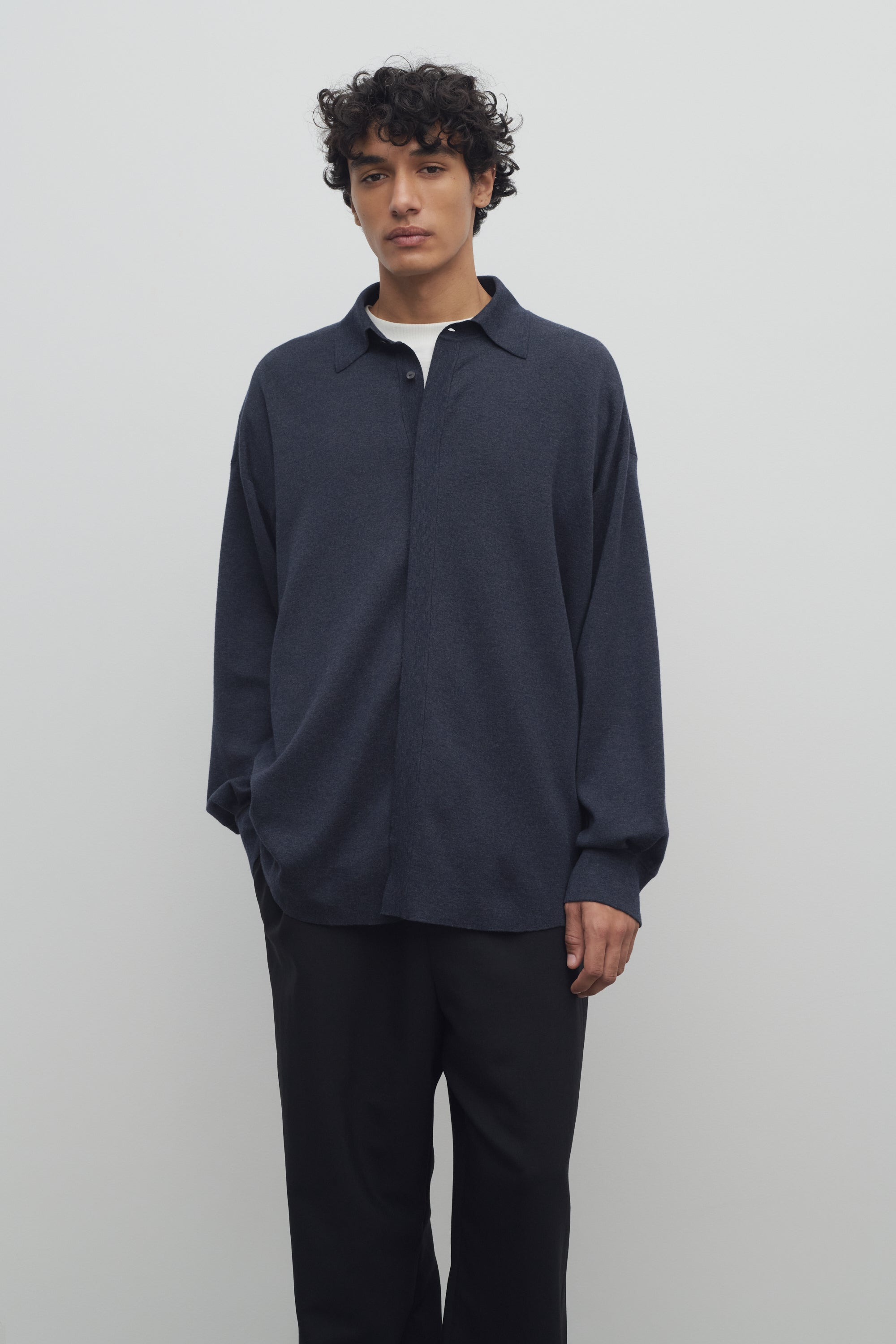 Deloren Top in Cotton and Cashmere - 3
