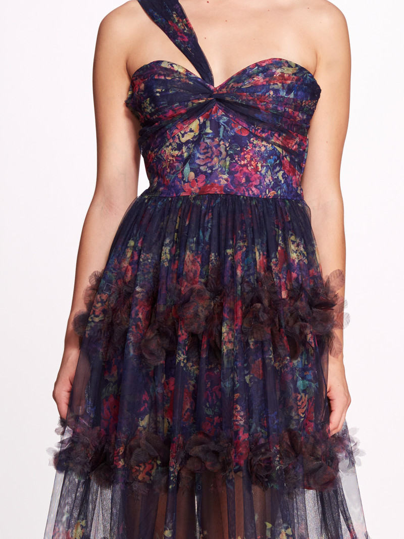 WATERCOLOR GARLAND GOWN 4