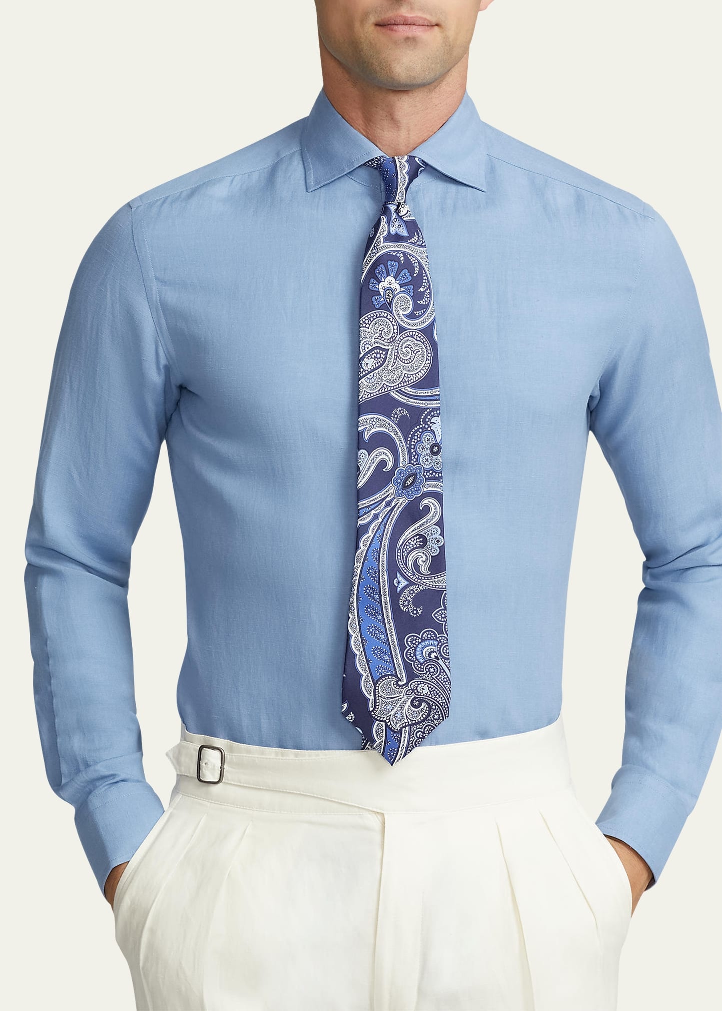 Men's Tonal Paisley Tie - 3