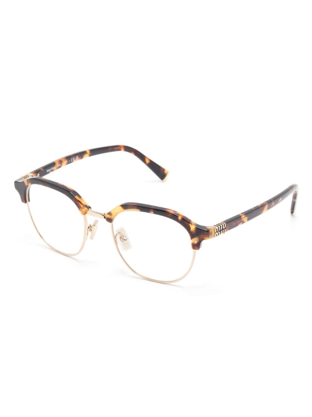 Clubmaster-frame glasses - 2